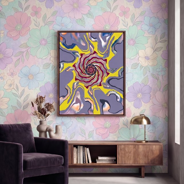  ABSTRACT MINIMALIST  CONTEMPORARY CHIC TEXTURE POSTER (Creator Uploaded)