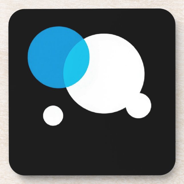 Abstract Minimalist Design Coaster (Front)