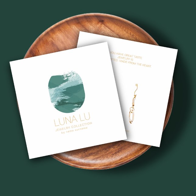 Abstract Minimalist Earring Jewellery Display Card (Creator Uploaded)