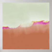 Abstract Minimalist Landscape Conceptual Painting
