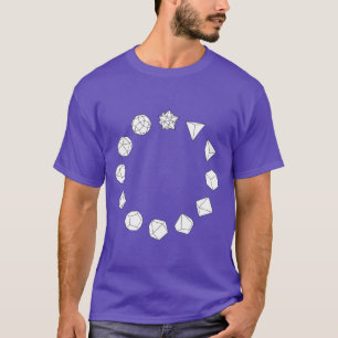 Abstract Minimalist Prism Clock T-Shirt