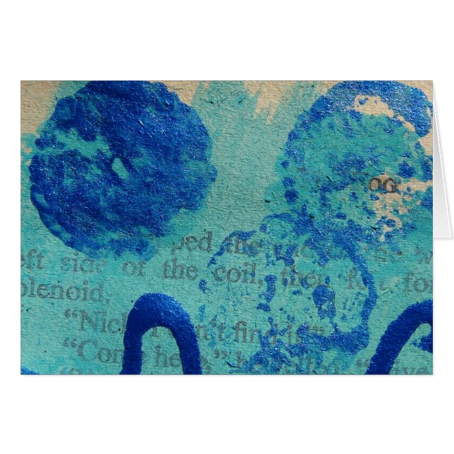 Abstract Mixed Media Painting (Front Horizontal)