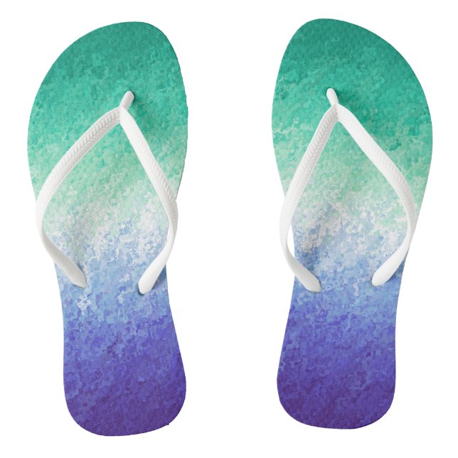 Abstract  MLM Men Loving Men Pride Flag  Thongs (Footbed)