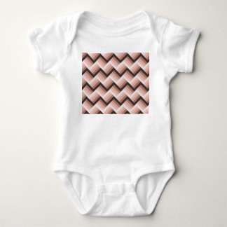 Abstract Modern 3D Stripe Seamless Baby Bodysuit