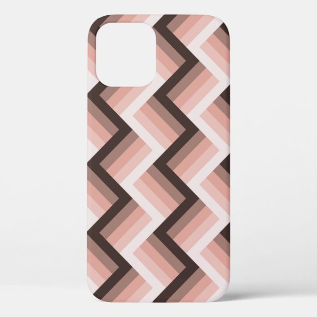 Abstract Modern 3D Stripe Seamless Case-Mate iPhone Case (Back)