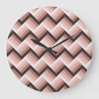 Abstract Modern 3D Stripe Seamless Large Clock