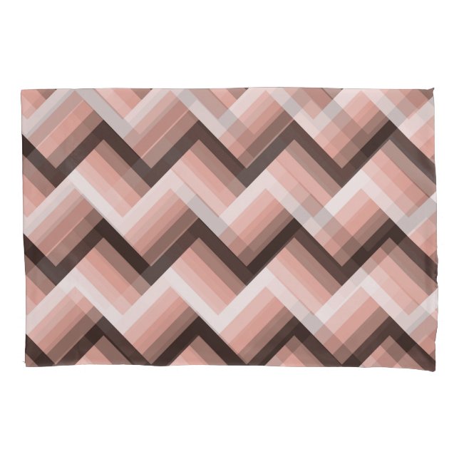 Abstract Modern 3D Stripe Seamless Pillowcase (Front)