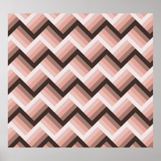 Abstract Modern 3D Stripe Seamless Poster