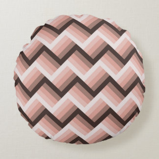 Abstract Modern 3D Stripe Seamless Round Cushion