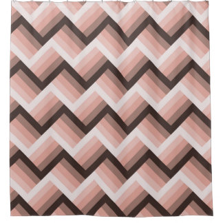 Abstract Modern 3D Stripe Seamless Shower Curtain