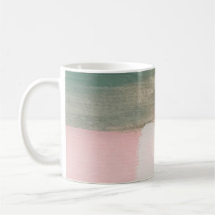 Abstract modern art background. Painting grey and Coffee Mug