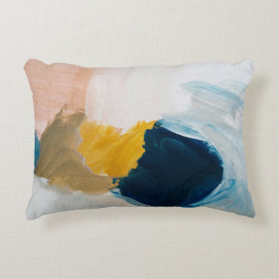 Abstract modern art background. Painting grey and Decorative Cushion
