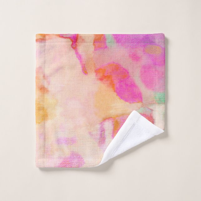 Abstract Modern Art  Bath Towel Set (Wash Cloth)