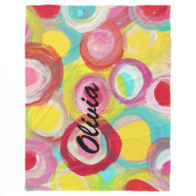 Abstract Modern Art Circle Painting Personalised