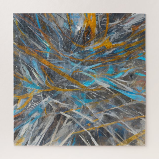 Abstract modern art pattern jigsaw puzzle (Vertical)