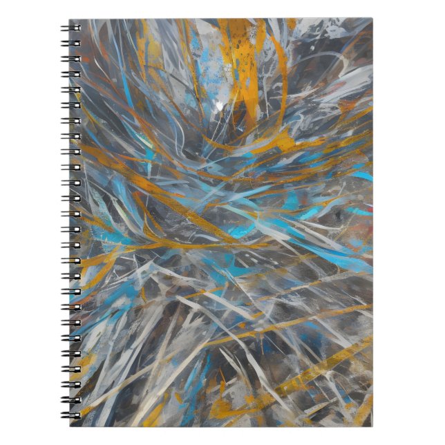Abstract modern art pattern notebook (Front)