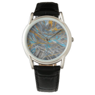Abstract modern art pattern watch