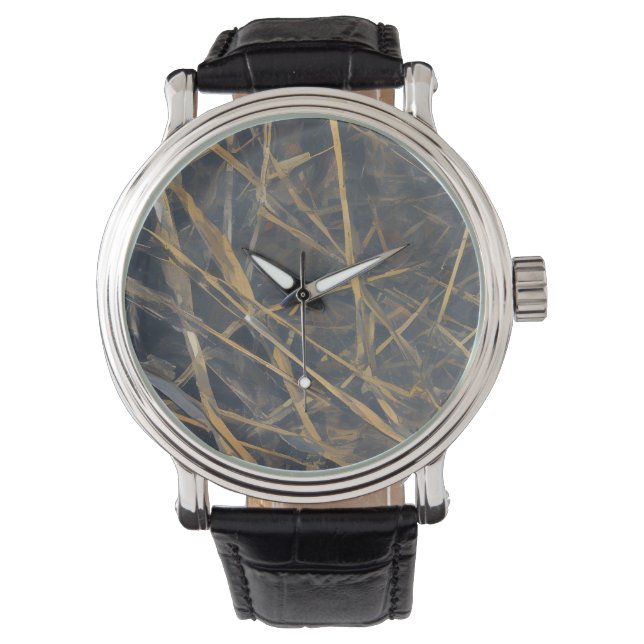 Abstract modern art pattern watch (Front)