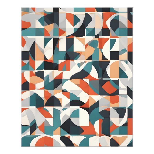 Abstract modern art photo print (Front)