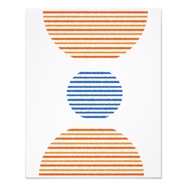 abstract modern art photo print (Front)