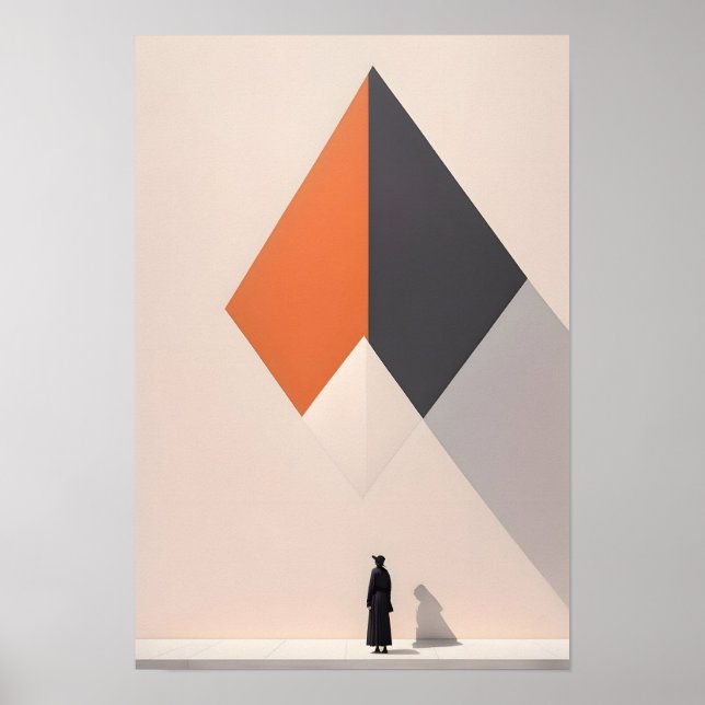 Abstract modern art poster (Front)