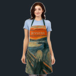 Abstract Modern Art Scream Apron<br><div class="desc">Keep them screaming in the kitchen! This modern abstract design featuring The famous Munch work, The Scream, is eye-catching and makes a true statement with its rich colours and textures. Vivid and stunning. Wear it for cooking or for crafting. Add a name to make it personalised. Created by Simply Farmhouse...</div>