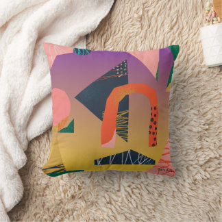 Abstract Modern Art Throw Pillow