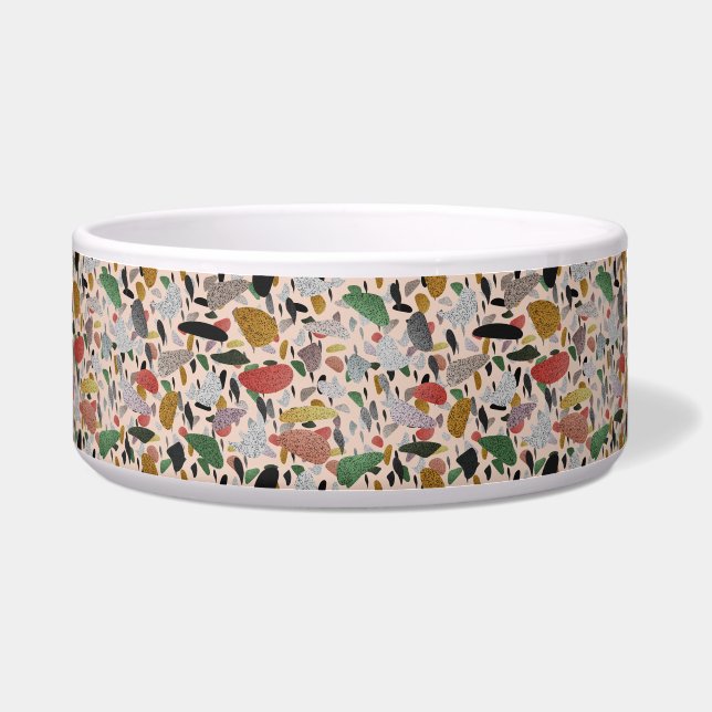 Abstract Modern Artistic Terrazzo Style Pattern (Front)