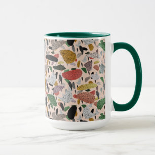 Abstract Modern Artistic Terrazzo Style Pattern Mug
