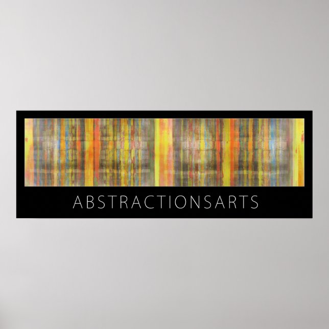 Abstract Modern Arts Poster Print (Front)