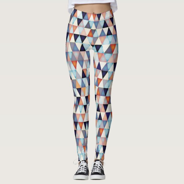 Abstract modern background leggings (Front)