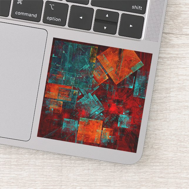 Abstract Modern Colourful Cool Artistic Pattern (Detail)