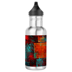 Abstract Modern Colourful Cool Artistic Pattern 532 Ml Water Bottle