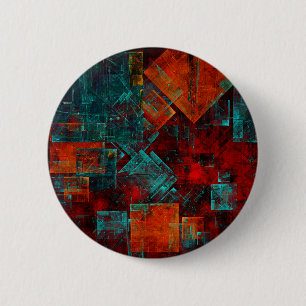 Abstract Modern Colourful Cool Artistic Pattern 6 Cm Round Badge