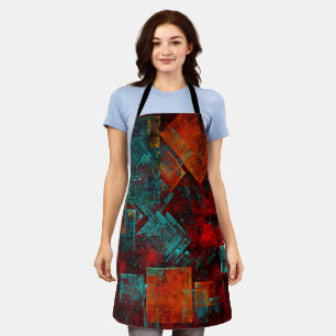 Abstract Modern Colourful Cool Artistic Pattern Apron