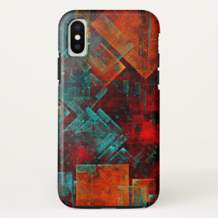 Abstract Modern Colourful Cool Artistic Pattern iPhone XS Case