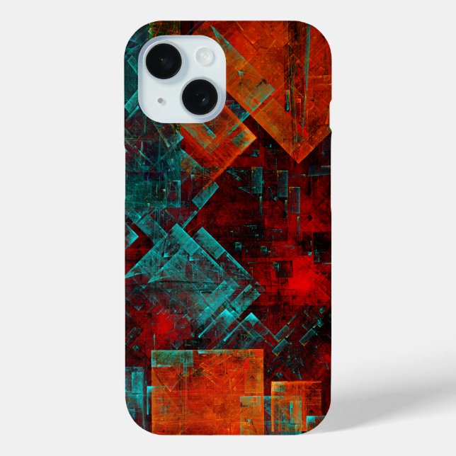 Abstract Modern Colourful Cool Artistic Pattern Case-Mate iPhone Case (Back)