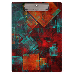 Abstract Modern Colourful Cool Artistic Pattern Clipboard