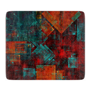 Abstract Modern Colourful Cool Artistic Pattern Cutting Board