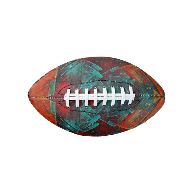 Abstract Modern Colourful Cool Artistic Pattern Football (Front)
