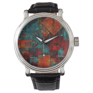 Abstract Modern Colourful Cool Artistic Pattern Watch