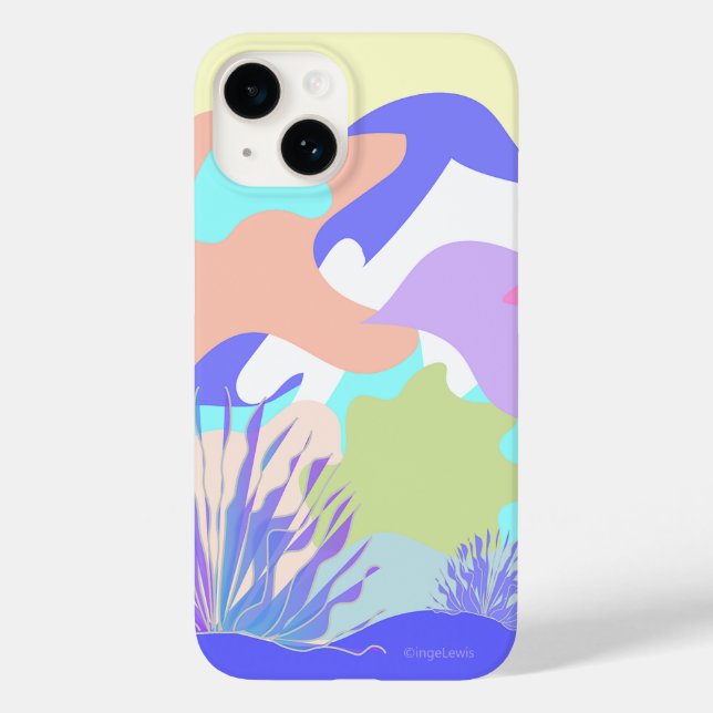 Abstract Modern Colourful Shapes Cool Graphic  Case-Mate iPhone Case (Back)