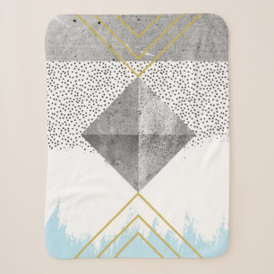Abstract Modern Design Sherpa Blanket