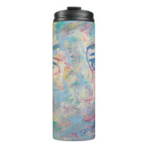 Abstract Modern "Fancy" Thermal Tumbler