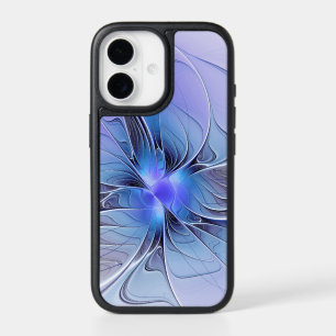 Abstract Modern Fractal Art Lavender Blue