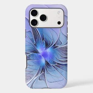 Abstract Modern Fractal Art Lavender Blue