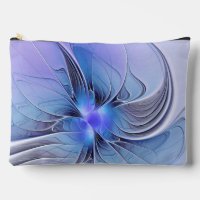 Abstract Modern Fractal Art Lavender Blue
