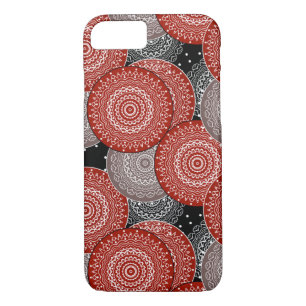 Abstract modern geometrcal circles round shapes ma iPhone 8/7 case