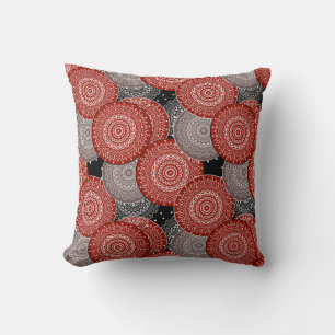 Abstract modern geometrcal circles round shapes ma cushion
