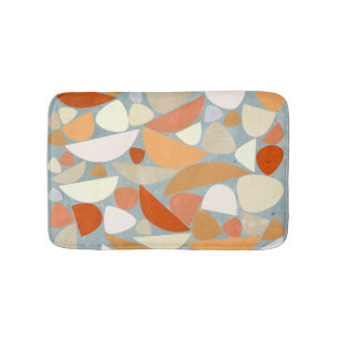 Abstract Modern Geometric Art Bath Mat